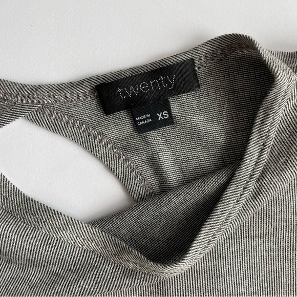 Twenty T-Shirt Bodysuit with Key Hole Back - Picture 1 of 7